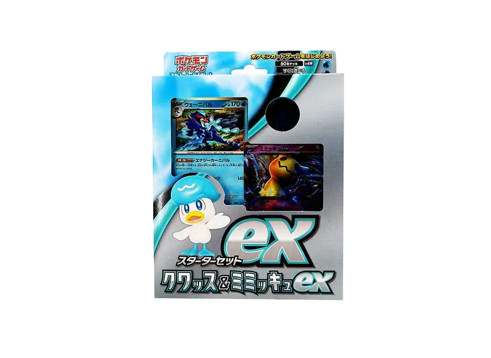 ポケモンカードゲーム スカーレット&バイオレット スターターセットex 「クワッス&ミミッキュex 」
